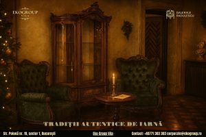 Crăciunul în România: Eleganța și farmecul sărbătorilor de iarnă în anii ’30 la Eko Group Vila