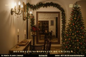 Decoratiuni de Craciun în stil interbelic: eleganța nobilă a Eko Group Vila în Crăciunul anilor ’30